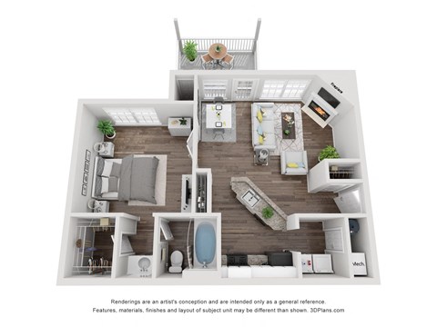 1 bedroom x 1 bath 928 sf